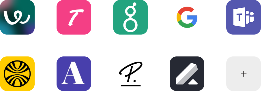 Talentium integrations with tools like Workable, Google, Teams, and others